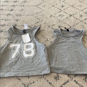Two crop tops!
